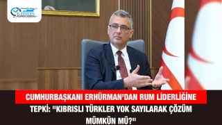 Cumhurbaşkanı Erhürman’dan Rum Liderliğine Tepki: "Kıbrıslı Türkler Yok Sayılarak Çözüm Mümkün mü?"