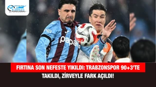 Fırtına Son Nefeste Yıkıldı: Trabzonspor 90+3’te Takıldı, Zirveyle Fark Açıldı!