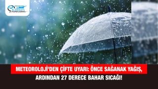 Meteoroloji’den Çifte Uyarı: Önce Sağanak Yağış, Ardından 27 Derece Bahar Sıcağı!
