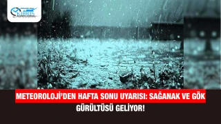 Meteoroloji’den Hafta Sonu Uyarısı: Sağanak ve Gök Gürültüsü Geliyor!