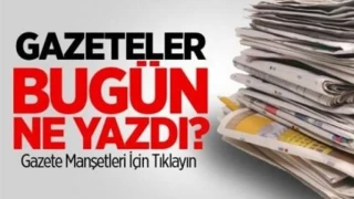 KKTC GAZETE MANŞETLERİ